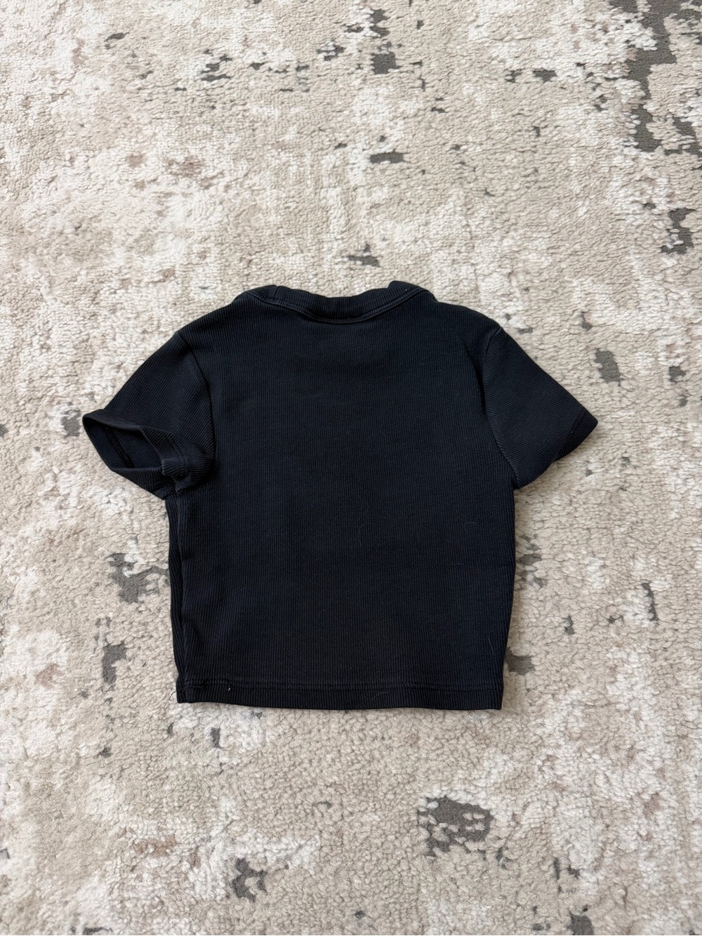 Kith Kids Black Short Sleeve Top Size 8 - Picture 2 of 3